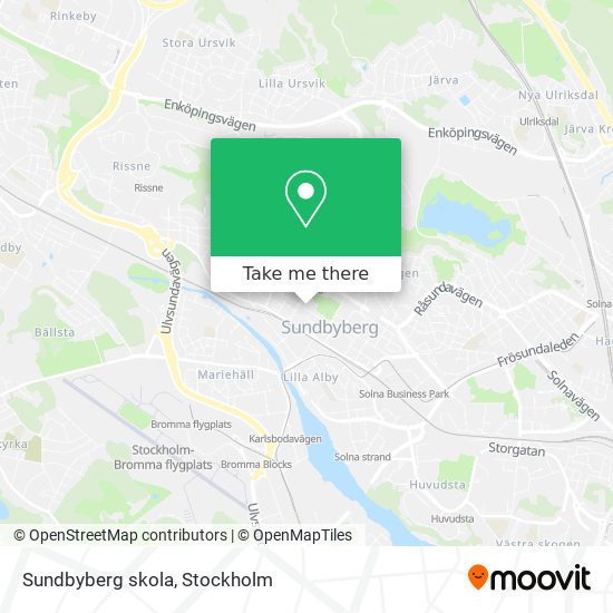 Sundbyberg skola map