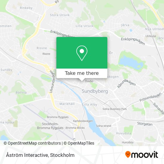 Åström Interactive map