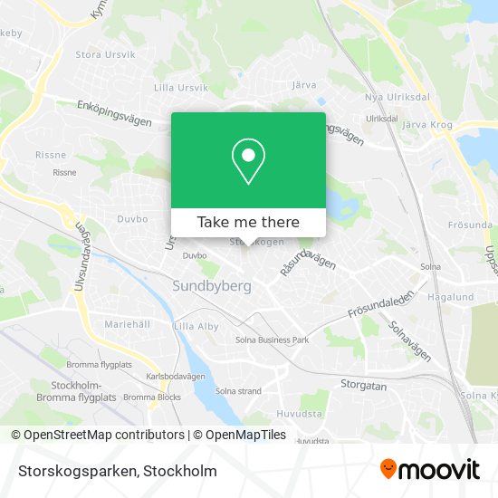 Storskogsparken map