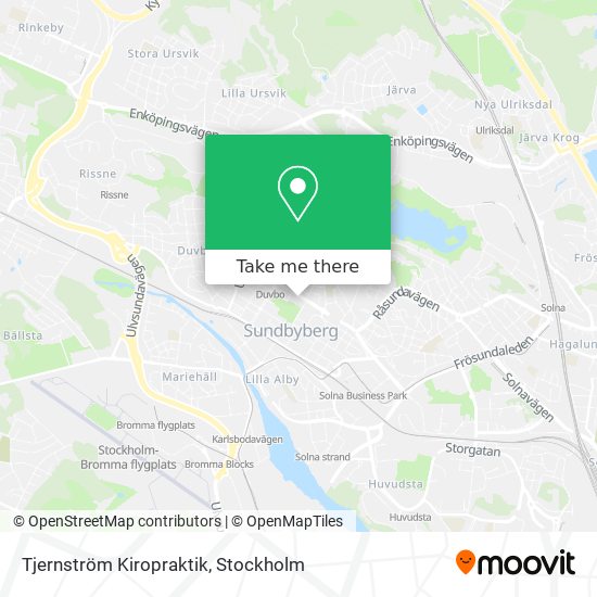 Tjernström Kiropraktik map