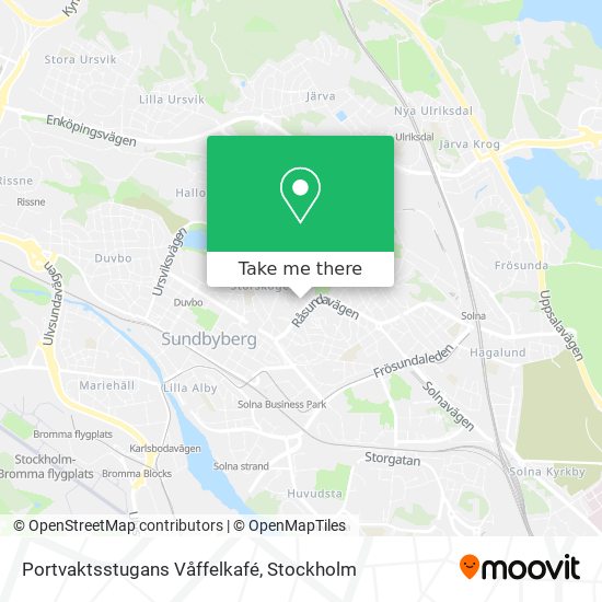 Portvaktsstugans Våffelkafé map