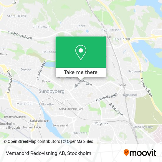 Vemanord Redovisning AB map