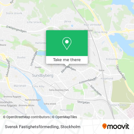 Svensk Fastighetsförmedling map