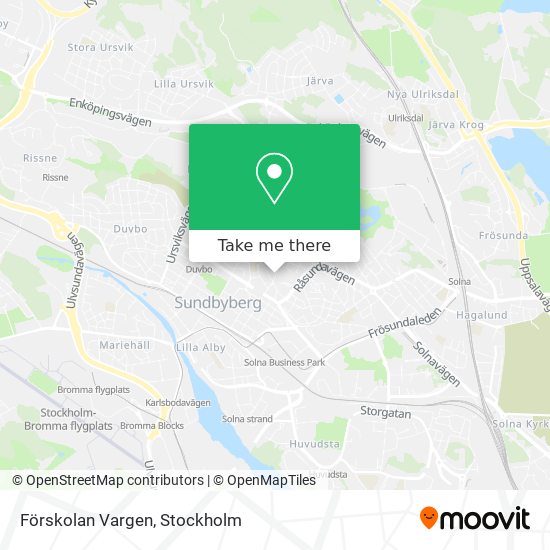 Förskolan Vargen map