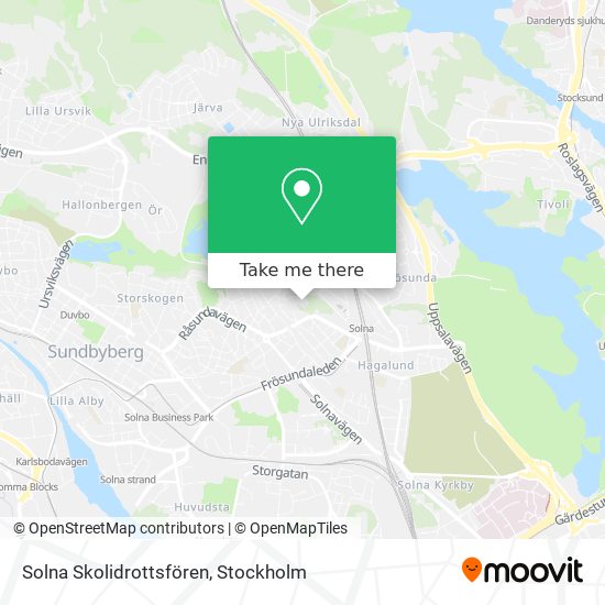 Solna Skolidrottsfören map