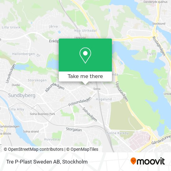 Tre P-Plast Sweden AB map