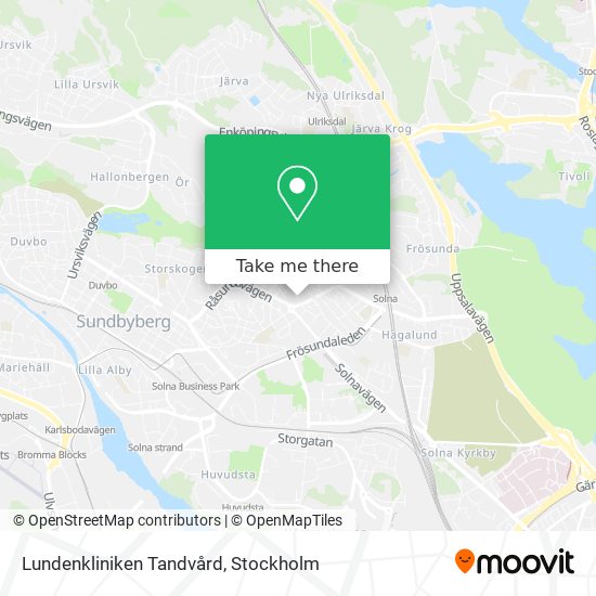 Lundenkliniken Tandvård map