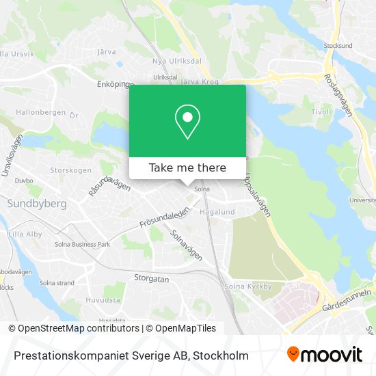 Prestationskompaniet Sverige AB map