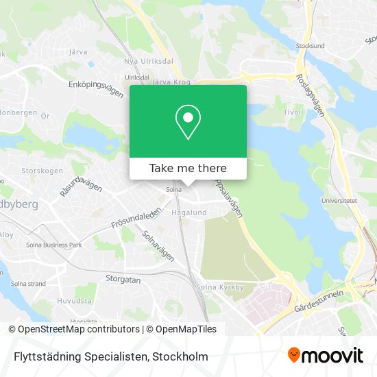 Flyttstädning Specialisten map