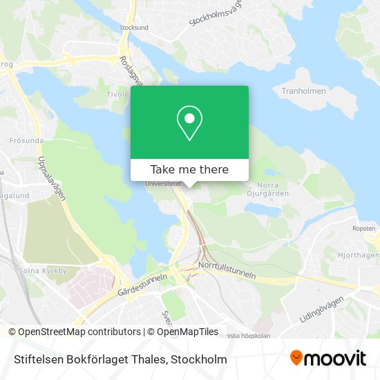 Stiftelsen Bokförlaget Thales map