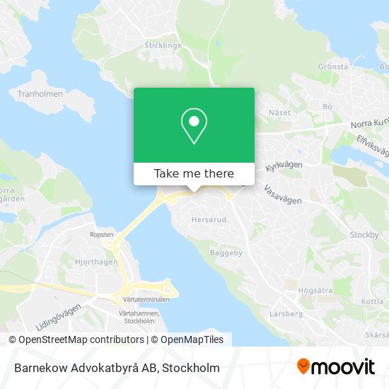 Barnekow Advokatbyrå AB map