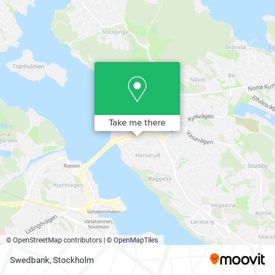 Swedbank map