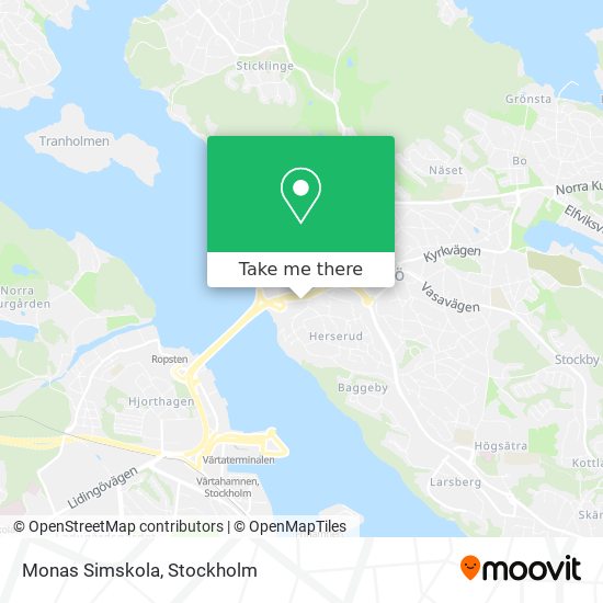 Monas Simskola map