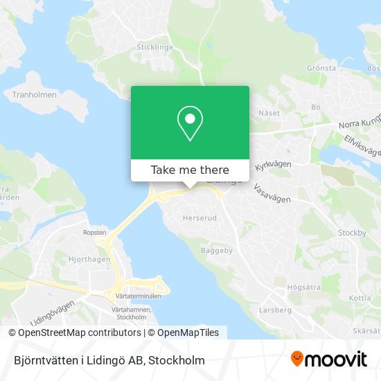 Björntvätten i Lidingö AB map