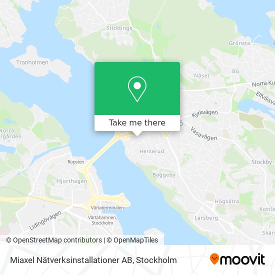 Miaxel Nätverksinstallationer AB map