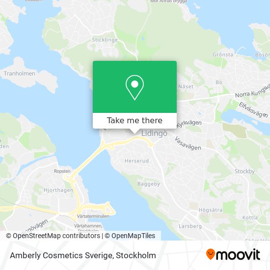 Amberly Cosmetics Sverige map