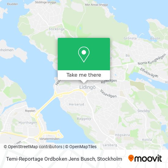 Temi-Reportage Ordboken Jens Busch map