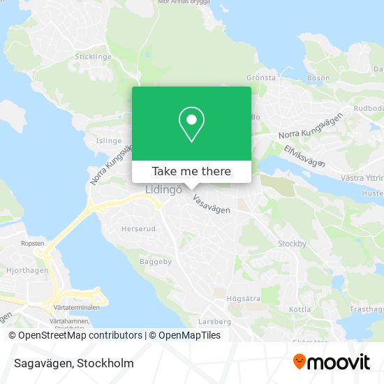 Sagavägen map