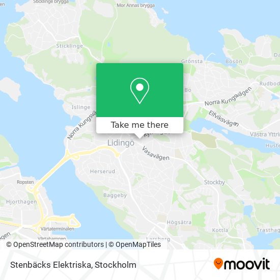 Stenbäcks Elektriska map