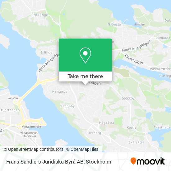 Frans Sandlers Juridiska Byrå AB map