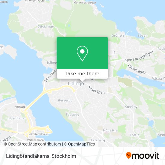 Lidingötandläkarna map