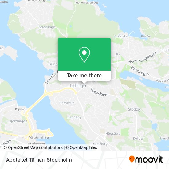 Apoteket Tärnan map