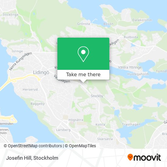 Josefin Hill map