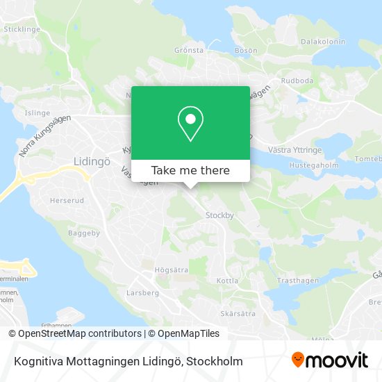 Kognitiva Mottagningen Lidingö map