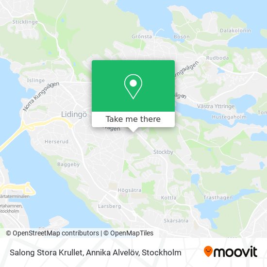 Salong Stora Krullet, Annika Alvelöv map