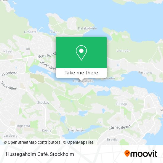 Hustegaholm Café map