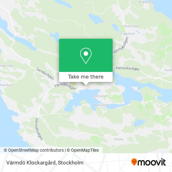 Värmdö Klockargård map