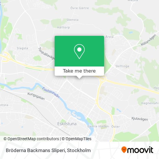 Bröderna Backmans Sliperi map