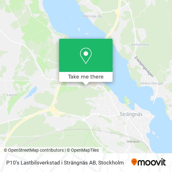 P10's Lastbilsverkstad i Strängnäs AB map