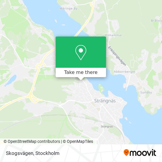 Skogsvägen map