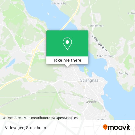 Videvägen map