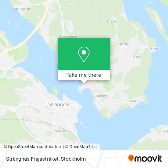 Strängnäs Frejastråket map