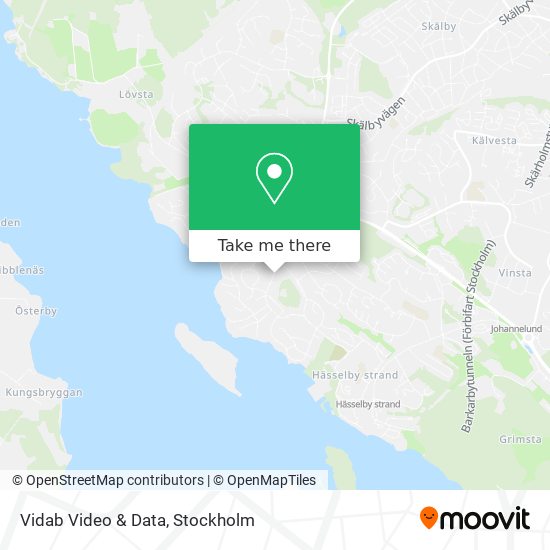 Vidab Video & Data map