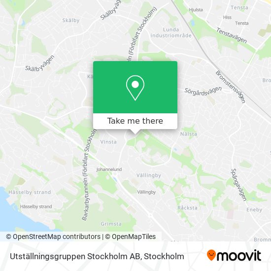 Utställningsgruppen Stockholm AB map