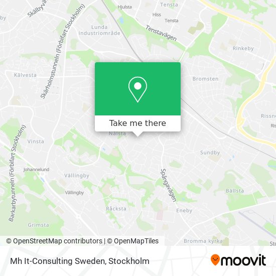 Mh It-Consulting Sweden map