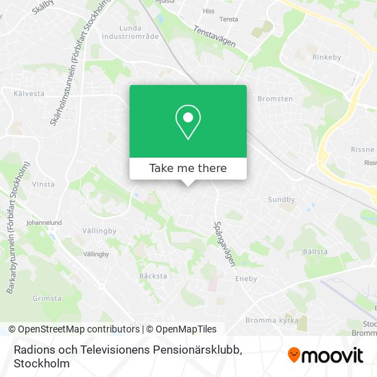 Radions och Televisionens Pensionärsklubb map