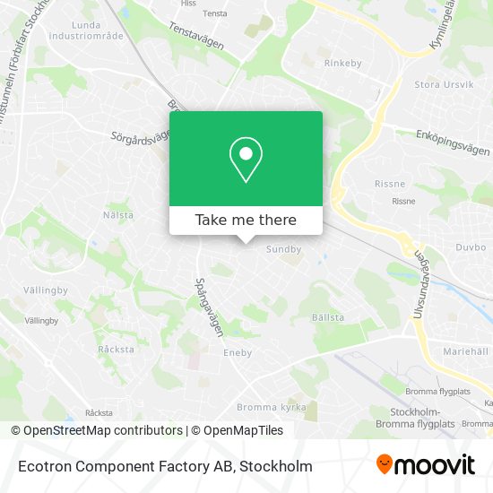 Ecotron Component Factory AB map