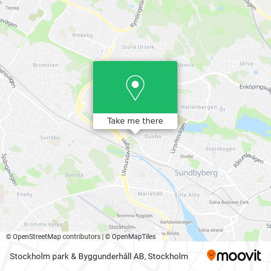 Stockholm park & Byggunderhåll AB map