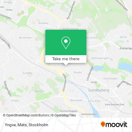 Yngve, Mats map