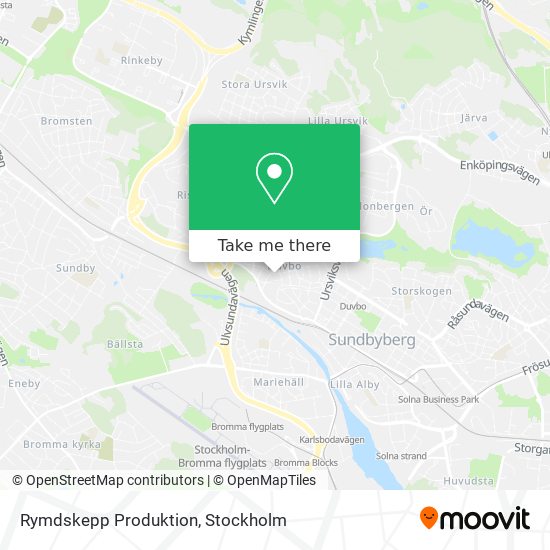 Rymdskepp Produktion map