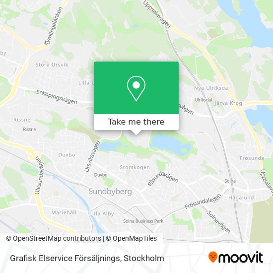 Grafisk Elservice Försäljnings map