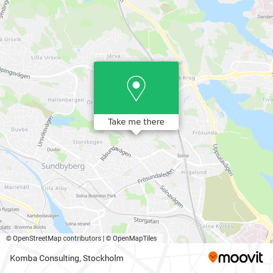 Komba Consulting map