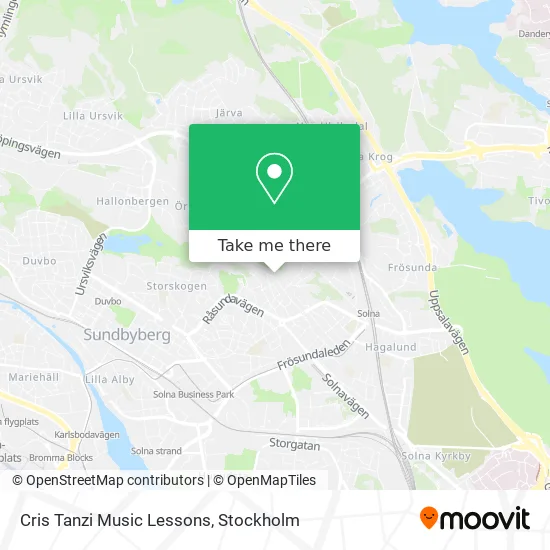 Cris Tanzi Music Lessons map