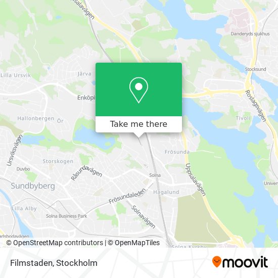 Filmstaden map