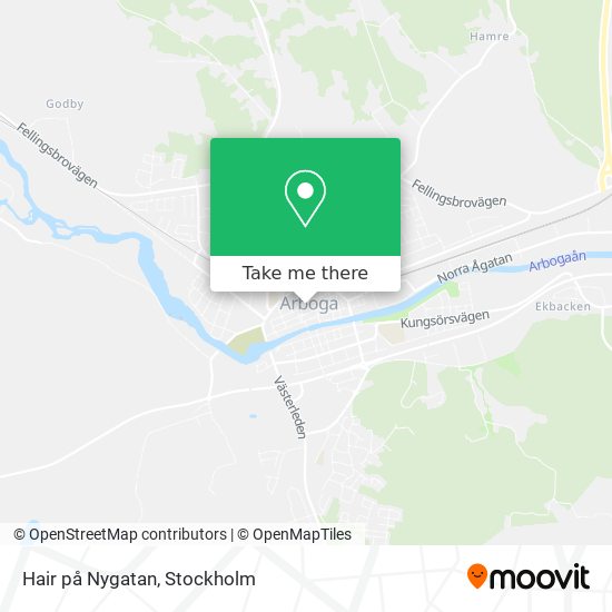 Hair på Nygatan map