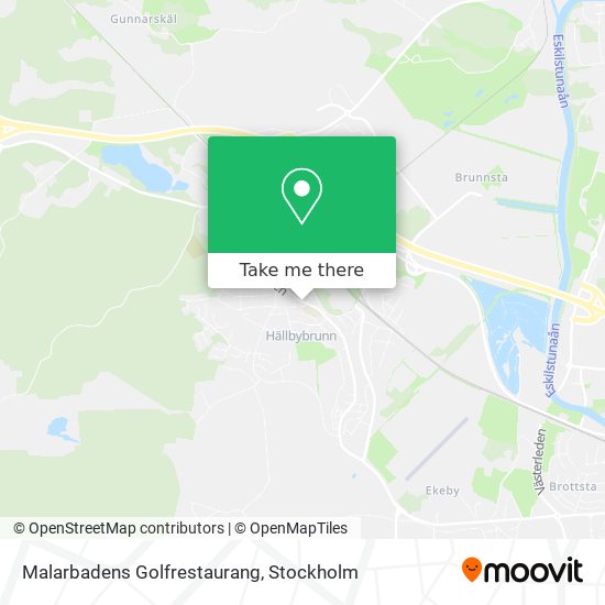 Malarbadens Golfrestaurang map